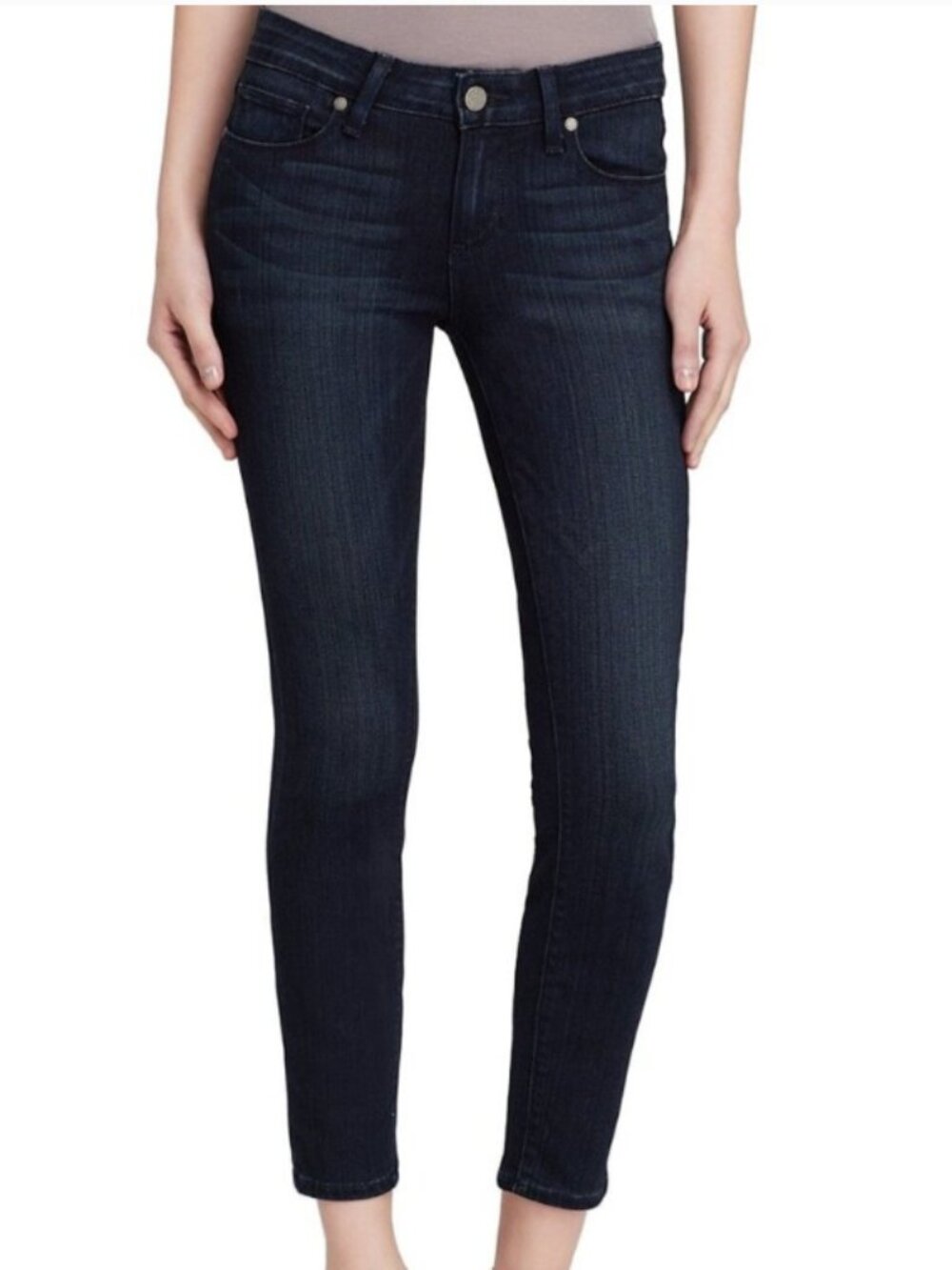 PAIGE Verdugo Crop Skinny Jeans Dark Wash Women’s Size 28